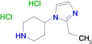 4-(2-Ethyl-1H-imidazol-1-yl)piperidine dihydrochloride