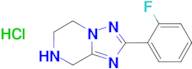 2-(2-Fluorophenyl)-5H,6H,7H,8H-[1,2,4]triazolo[1,5-a]pyrazine hydrochloride