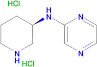N-[(3R)-Piperidin-3-yl]pyrazin-2-amine dihydrochloride