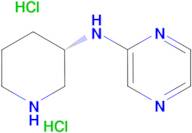N-[(3S)-Piperidin-3-yl]pyrazin-2-amine dihydrochloride