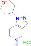 1-(Oxan-4-yl)-1H,4H,5H,6H,7H-pyrazolo[4,3-c]pyridine hydrochloride