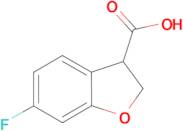 6-Fluoro-2,3-dihydro-3-benzofurancarboxylic acid