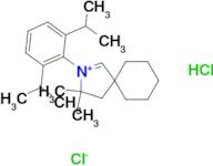 2-(2,6-Diisopropylphenyl)-3,3-dimethyl-2-azaspiro[4.5]dec-1-en-2-ium Hydrogen Dichloride