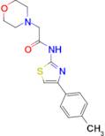 2-Morpholino-N-(4-(p-tolyl)thiazol-2-yl)acetamide