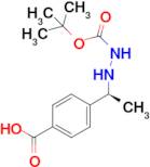 (S)-4-(1-(2-(Tert-butoxycarbonyl)hydrazinyl)ethyl)benzoic acid