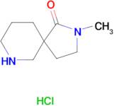 2-methyl-2,7-Diazaspiro[4.5]decan-1-one hydrochloride (1:1)