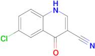 6-chloro-4-oxo-1,4-dihydroquinoline-3-carbonitrile