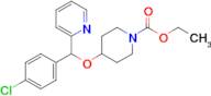 Ethyl 4-((4-chlorophenyl)(pyridin-2-yl)methoxy)piperidine-1-carboxylate