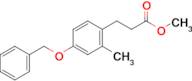 Methyl 3-(4-(benzyloxy)-2-methylphenyl)propanoate