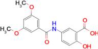 5-(3,5-dimethoxybenzamido)-2-hydroxybenzoic acid