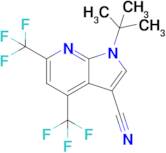 1-(1,1-dimethylethyl)-4,6-bis(trifluoromethyl)-1H-Pyrrolo[2,3-b]pyridine-3-carbonitrile