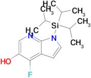 4-fluoro-1-[tris(1-methylethyl)silyl]-1H-Pyrrolo[2,3-b]pyridin-5-ol