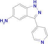 1H-Indazol-5-amine, 3-(4-pyridinyl)-