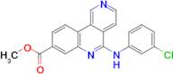 Methyl 5-((3-chlorophenyl)amino)benzo[c][2,6]naphthyridine-8-carboxylate