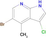 5-bromo-3-chloro-4-methyl-1H-Pyrrolo[2,3-b]pyridine