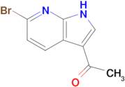 1-{6-bromo-1H-pyrrolo[2,3-b]pyridin-3-yl}ethan-1-one