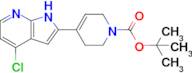 tert-Butyl 4-(4-chloro-1H-pyrrolo[2,3-b]pyridin-2-yl)-3,6-dihydropyridine-1(2H)-carboxylate