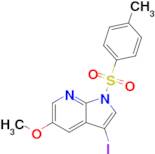 3-Iodo-5-methoxy-1-(4-methylbenzenesulfonyl)-1H-pyrrolo[2,3-b]pyridine