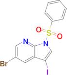 1-(Benzenesulfonyl)-5-bromo-3-iodo-1H-pyrrolo[2,3-b]pyridine