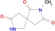 2,7-Diazaspiro[4.4]nonane-1,3,8-trione, 2-methyl-