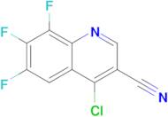 4-chloro-6,7,8-trifluoroquinoline-3-carbonitrile