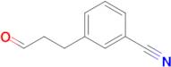 Benzonitrile, 3-(3-oxopropyl)-