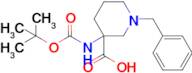 1-Benzyl-3-Boc-amino-piperidine-3-carboxylic acid