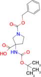 1-((Benzyloxy)carbonyl)-3-((tert-butoxycarbonyl)amino)pyrrolidine-3-carboxylic acid