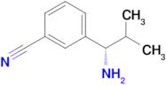 3-((S)-1-amino-2-methylpropyl)benzonitrile