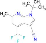 1H-Pyrrolo[2,3-b]pyridine-3-carbonitrile, 1-(1,1-dimethylethyl)-6-methyl-4-(trifluoromethyl)-