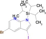 5-bromo-3-iodo-1-[tris(1-methylethyl)silyl]-1H-Pyrrolo[2,3-b]pyridine