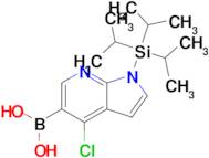 (4-Chloro-1-(triisopropylsilyl)-1H-pyrrolo[2,3-b]pyridin-5-yl)boronic acid