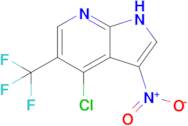 1H-Pyrrolo[2,3-b]pyridine, 4-chloro-3-nitro-5-(trifluoromethyl)-