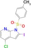 1H-Pyrrolo[2,3-b]pyridine, 4-chloro-2-iodo-1-[(4-methylphenyl)sulfonyl]-