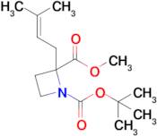 1-tert-butyl 2-methyl 2-(3-methylbut-2-enyl)azetidine-1,2-dicarboxylate