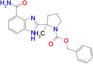 benzyl (2R)-2-(4-carbamoyl-1H-1,3-benzodiazol-2-yl)-2-methylpyrrolidine-1-carboxylate
