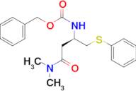 N-[(1R)-3-(dimethylamino)-3-oxo-1-[(phenylthio)methyl]propyl]-Carbamic acid phenylmethyl ester