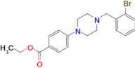 ethyl 4-(4-(2-bromobenzyl)piperazin-1-yl)benzoate