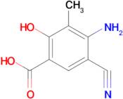 4-Amino-5-cyano-2-hydroxy-3-methylbenzoic acid