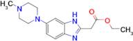 ethyl 2-[6-(4-methylpiperazin-1-yl)-1H-1,3-benzodiazol-2-yl]acetate