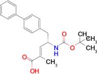 (2E,4S)-5-[1,1'-Biphenyl]-4-yl-4-[[(1,1-dimethylethoxy)carbonyl]amino]-2-methyl-2-pentenoic acid
