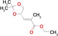 (S,E)-ethyl 3-(2,2-dimethyl-1,3-dioxolan-4-yl)-2-methylacrylate