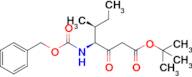 (4S,5S)-tert-butyl 4-(((benzyloxy)carbonyl)amino)-5-methyl-3-oxoheptanoate