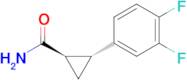 (1R,2R)-2-(3,4-difluorophenyl)cyclopropanecarboxamide