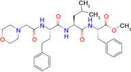 (S)-methyl 2-((S)-4-methyl-2-((S)-2-(2-morpholinoacetamido)-4-phenylbutanamido)pentanamido)-3-phenylpropanoate