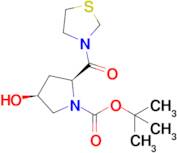 tert-Butyl (2S,4S)-4-hydroxy-2-(thiazolidine-3-carbonyl)pyrrolidine-1-carboxylate