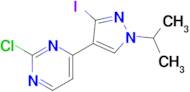 2-Chloro-4-[3-iodo-1-(1-methylethyl)-1H-pyrazol-4-yl]pyrimidine