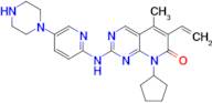 8-Cyclopentyl-5-methyl-2-((5-(piperazin-1-yl)pyridin-2-yl)amino)-6-vinylpyrido[2,3-d]pyrimidin-7(8H)-one