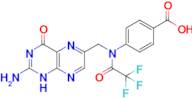 4-{N-[(2-amino-4-oxo-1,4-dihydropteridin-6-yl)methyl]-2,2,2-trifluoroacetamido}benzoic acid