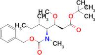 tert-Butyl (3S,4S,5S)-4-(((benzyloxy)carbonyl)(methyl)amino)-3-methoxy-5-methylheptanoate